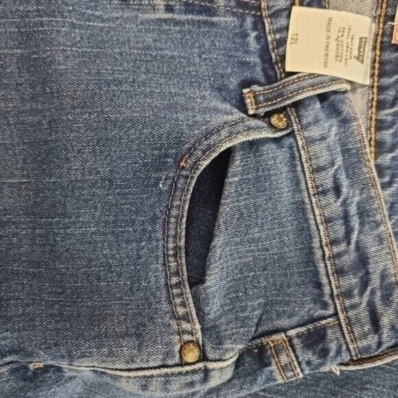 Levi's 515 Nouveau Bootcut Jeans 12L - Picture 7 of 7